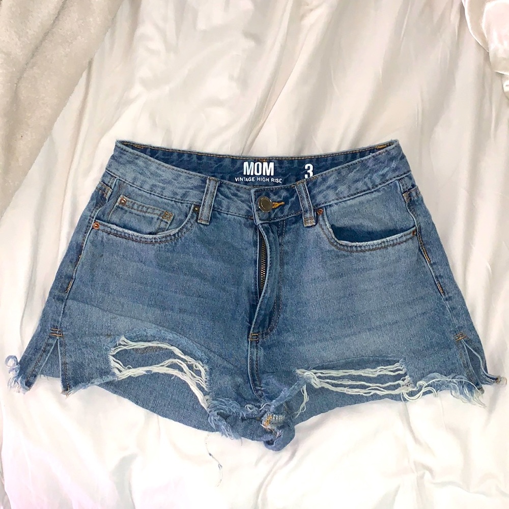 MOM vintage jean shorts